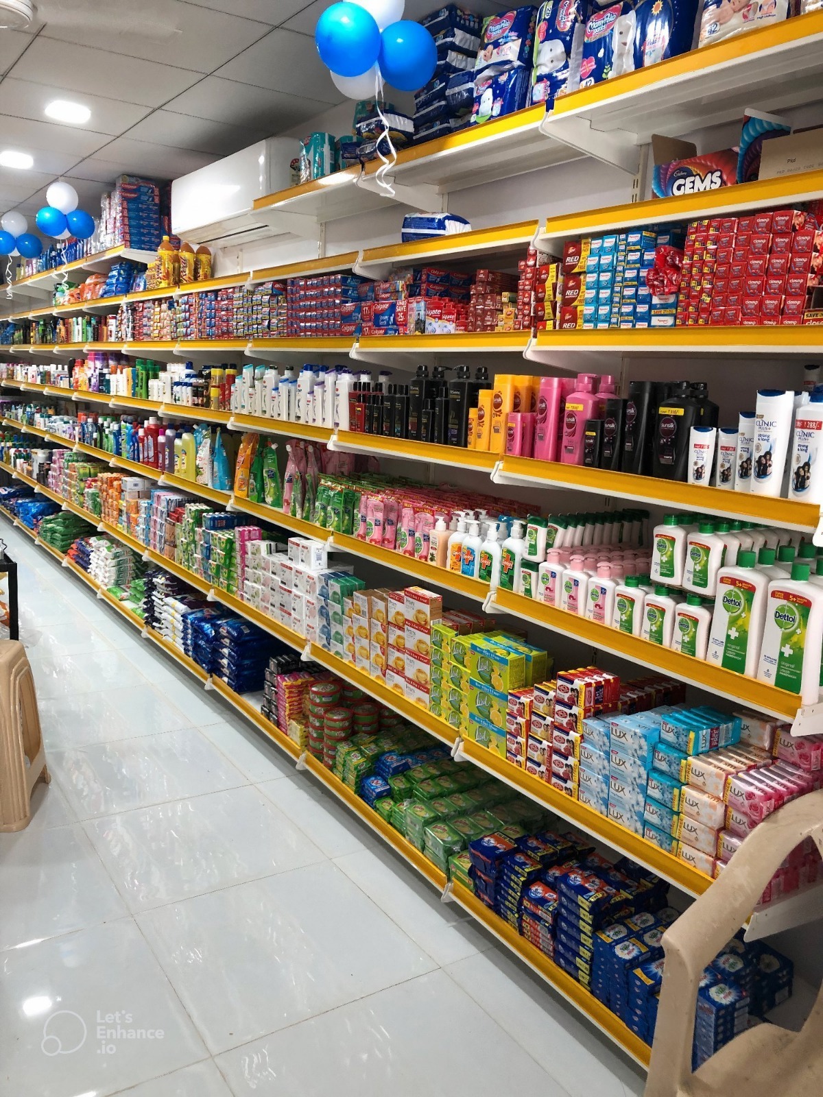 Kirana store racks